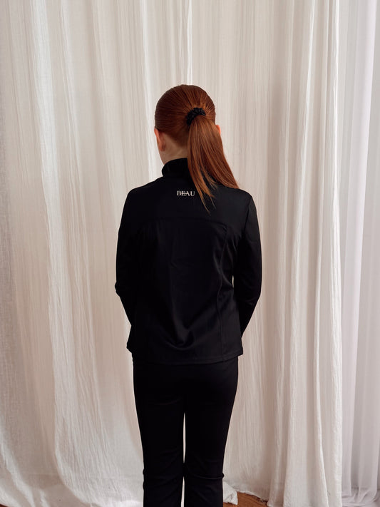 BEAU Youth Zip Jacket - Black