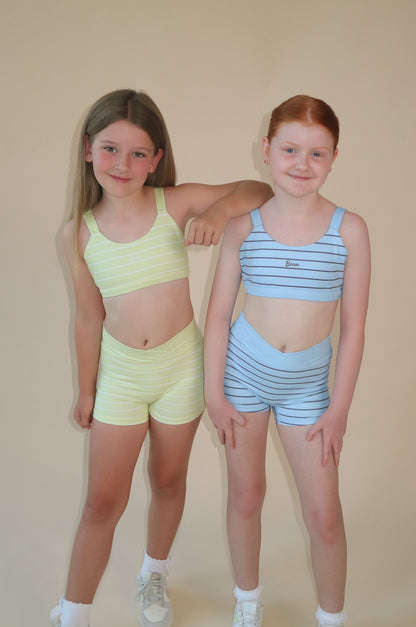 Beau Youth Soft Serve Collection Crop Top: Lemon Sorbet