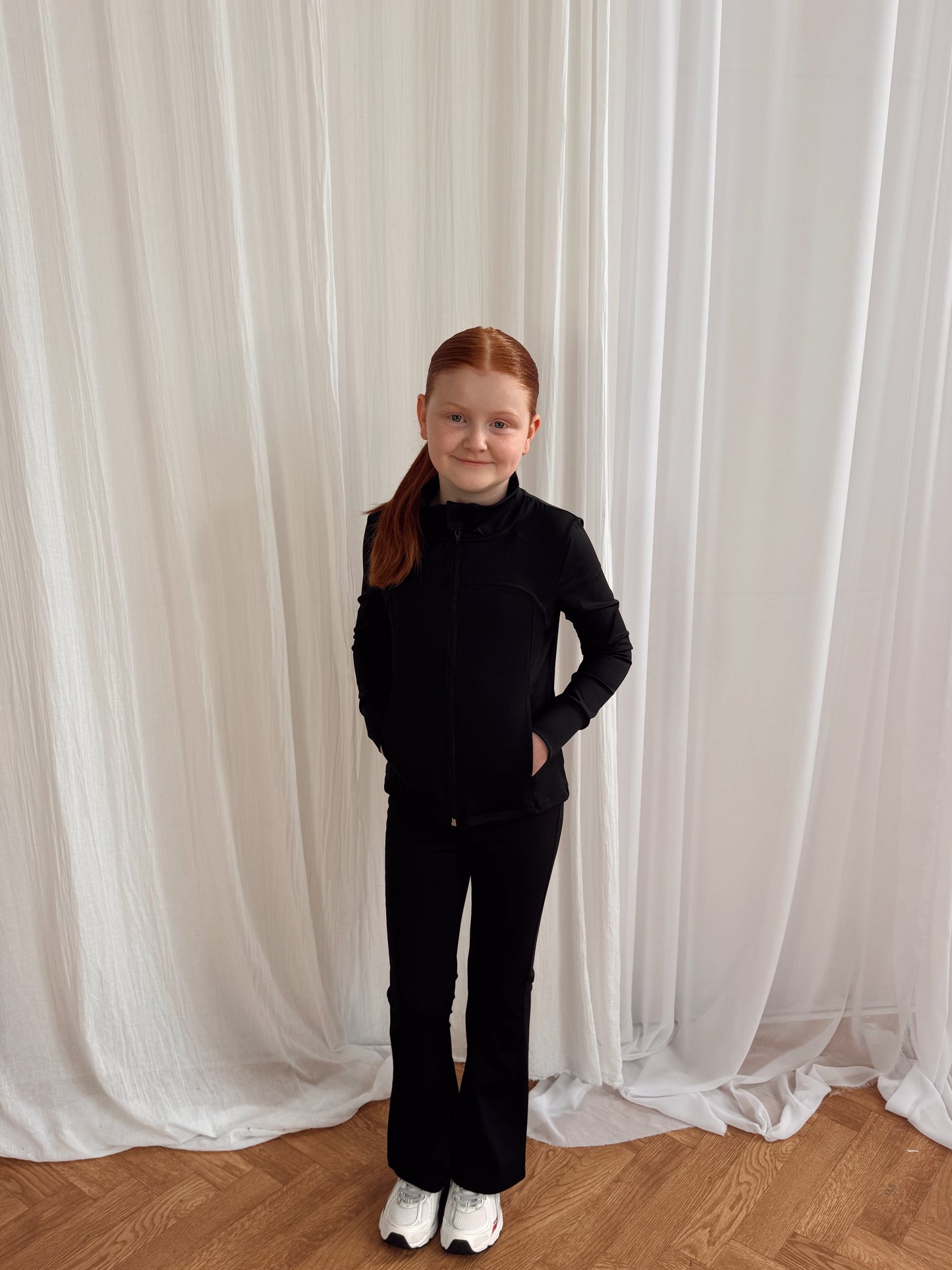 BEAU Youth Zip Jacket - Black