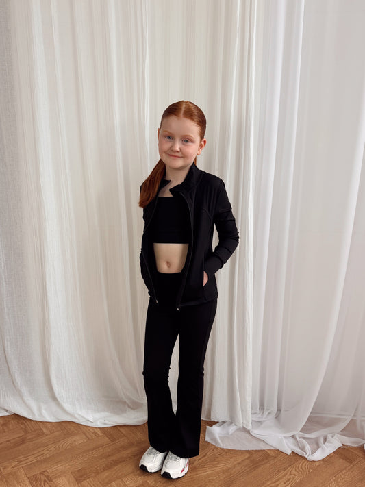 BEAU Youth Flared Leggings - Black