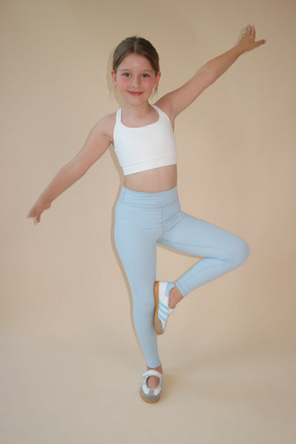 BEAU Youth Leggings - Baby Blue