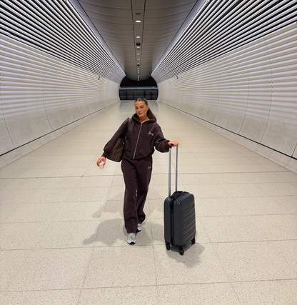 Lounge Full Zip Hoodie: Chestnut