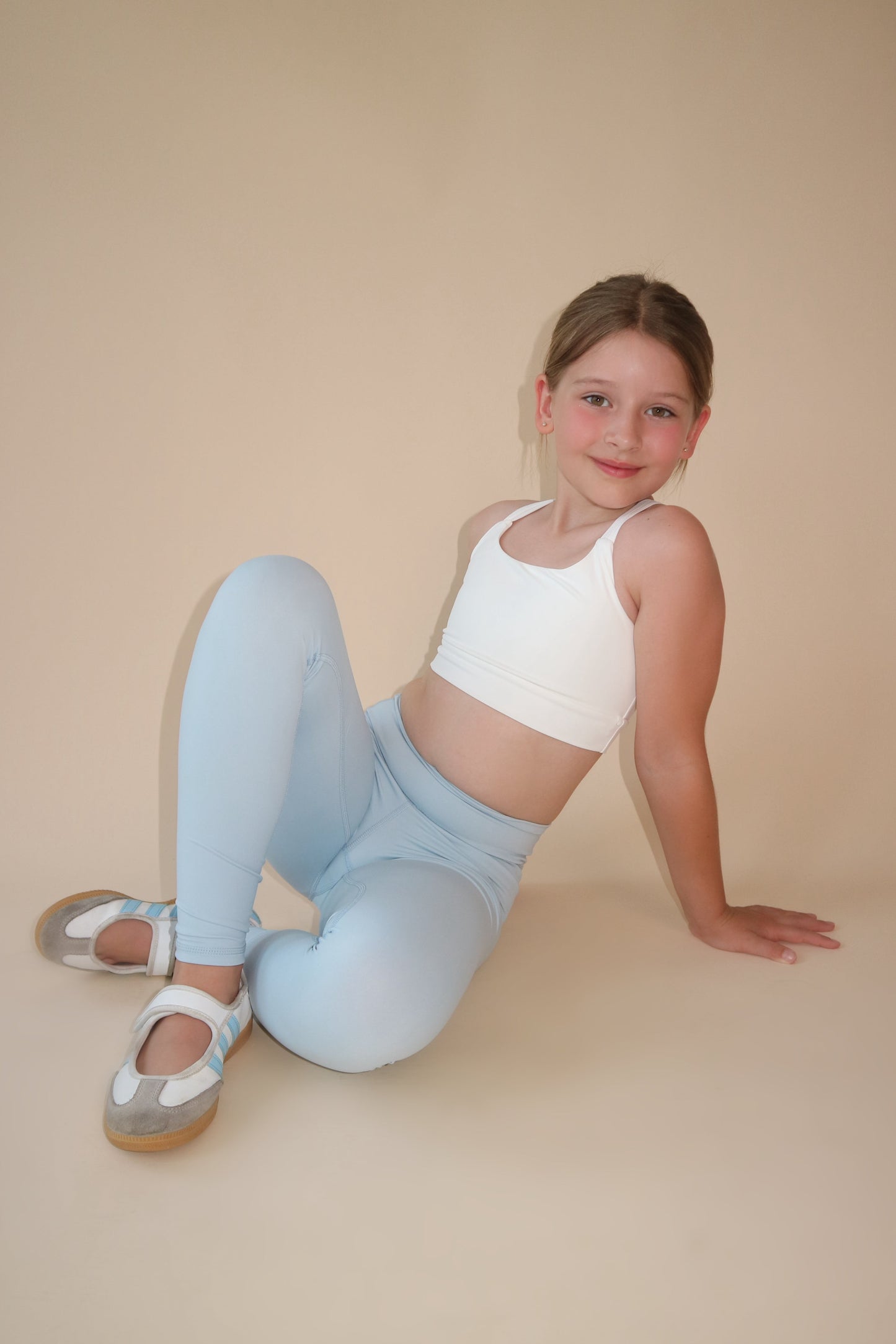 BEAU Youth Leggings - Baby Blue