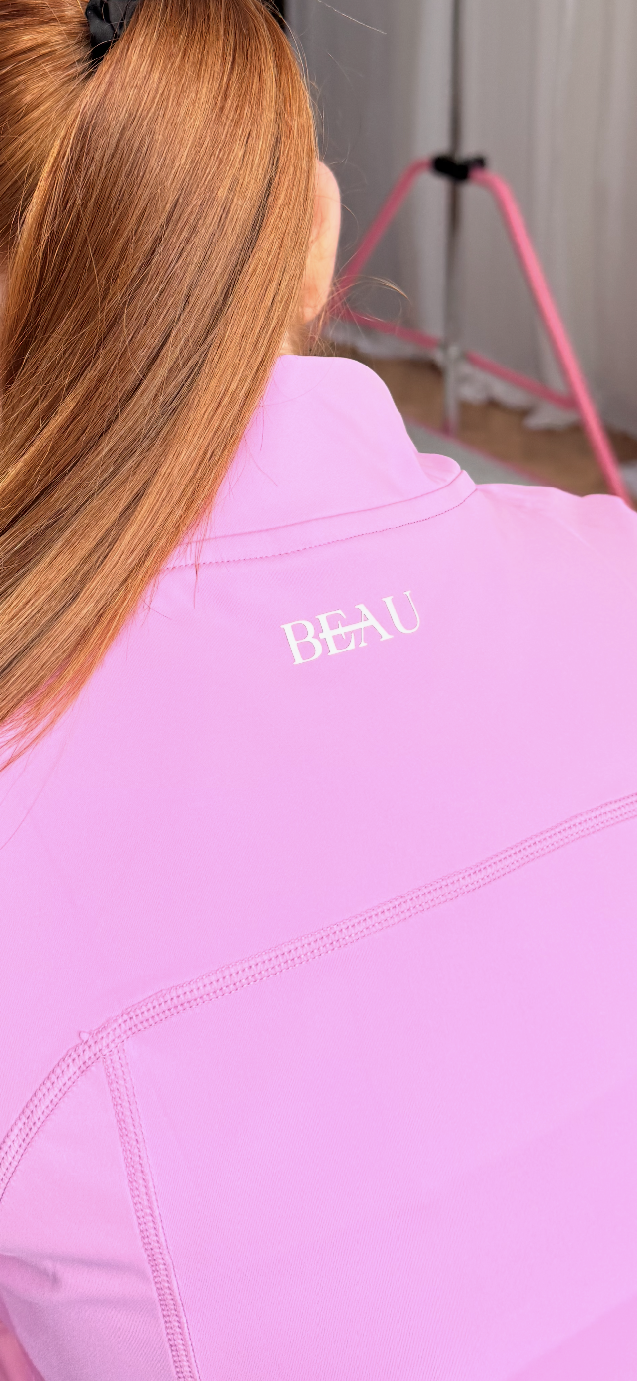 BEAU Youth Zip Jacket - Pink
