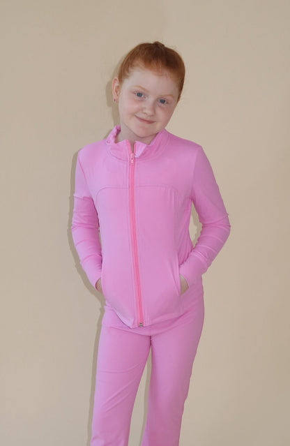 BEAU Youth Zip Jacket - Pink