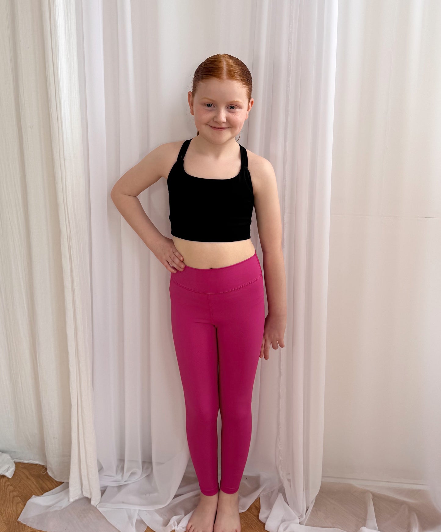 BEAU Youth Leggings - Pink