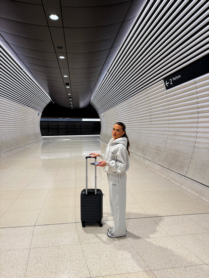 Lounge Full Zip Hoodie: Grey