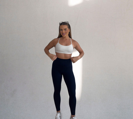 The Silhouette Collection Leggings: Navy