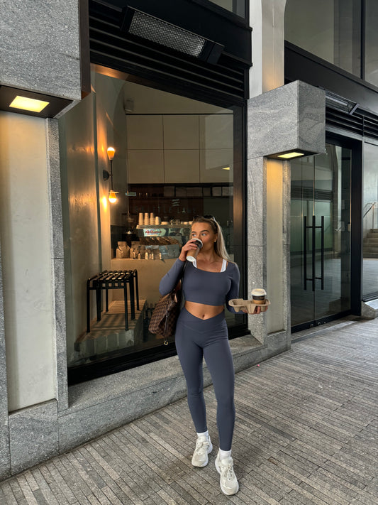 The Staple Collection Leggings: Moon Grey